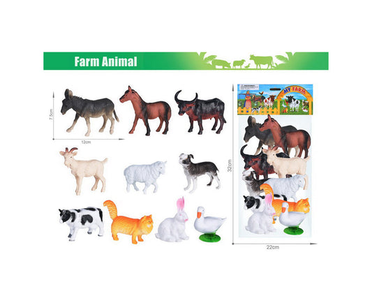 Set Animale Fermă – 10 Piese